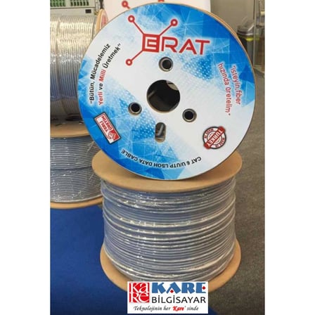 ERAT CAT6 U/UTP LSOH GRI 23 AWG 350MHZ 305m Makara 4x2x23#