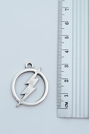 3'lü Şimşek Flash Gordon Gümüş Kaplama Kolye Seti