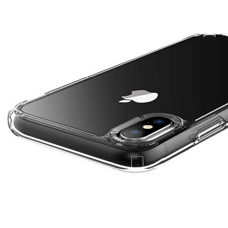 Smcase iPhone X Kılıf Coss Sert Hibrit Silikon  Nano Ekran Koruyucu
