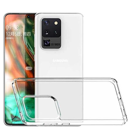 Smcase Samsung Galaxy S20 Ultra Kılıf Coss Sert Hibrit Silikon 