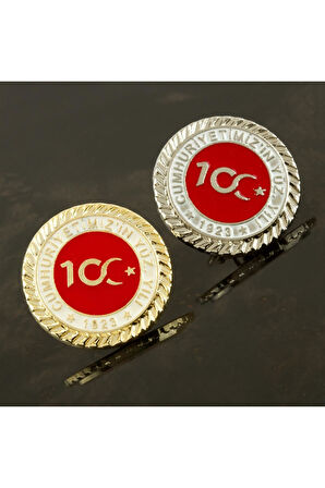 Cumhuriyetin 100. Yılına Özel Yaka Rozet