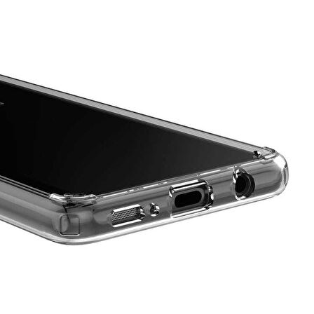 Smcase Samsung Galaxy A51 Kılıf Coss Sert Hibrit Silikon  Nano Ekran Koruyucu