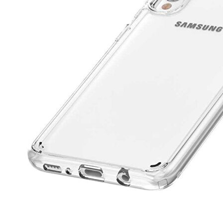 Smcase Samsung Galaxy A51 Kılıf Coss Sert Hibrit Silikon  Nano Ekran Koruyucu