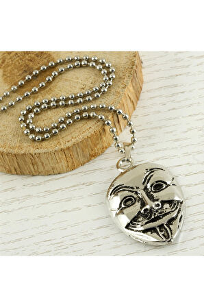 Maske Metal Kolye