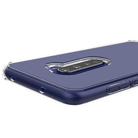 Smcase Xiaomi Redmi Note 8 Kılıf Coss Sert Hibrit Silikon  Nano Ekran Koruyucu