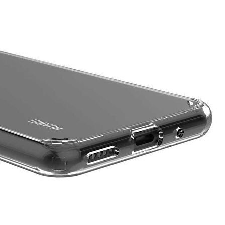 Smcase Huawei Nova 5T Kılıf Coss Sert Hibrit Silikon  Nano Ekran Koruyucu