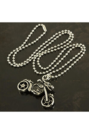 Motor Bisiklet Metal Kolye