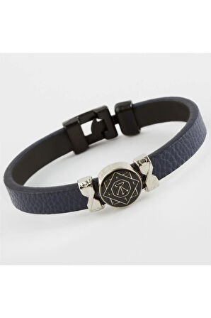 Yuvarlak Kaliteli Suni Deri Bileklik