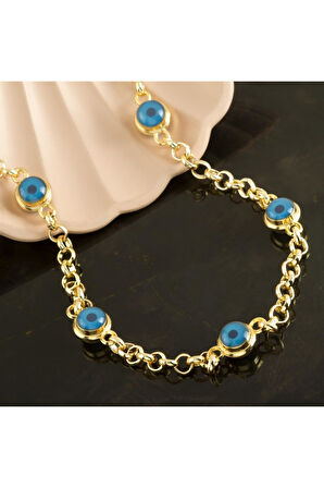 Nazar Zincir Trend Kolye