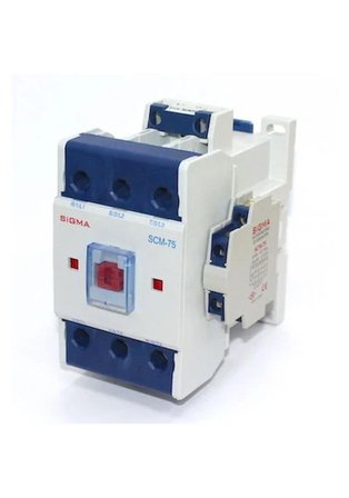Sıgma Scm-75 37 Kw 75 A 1no+1nc 230v Ac Kontaktör