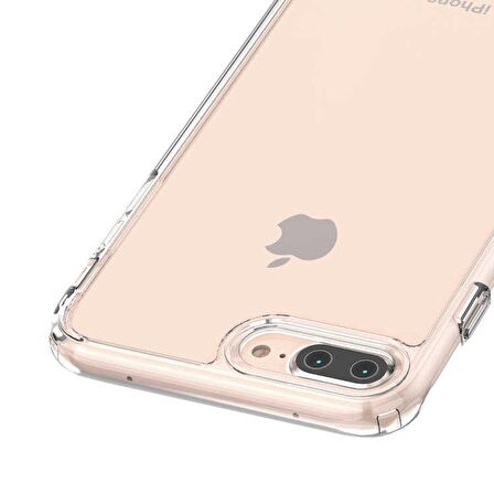 Smcase iPhone 8 Plus Kılıf Coss Sert Hibrit Silikon