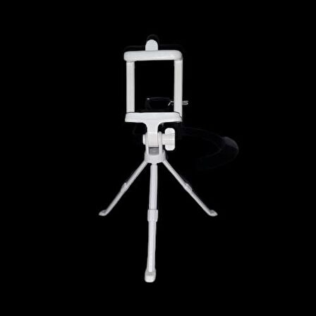 3B Trend Mini Masaüstü Cep Telefonu Tripod 14 cm Beyaz