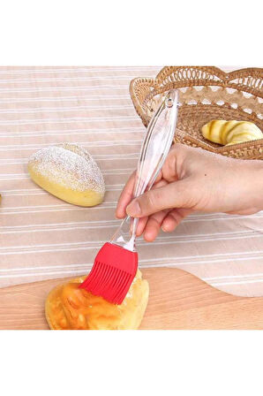 3B Trend Krema Sıkma Torbası 6 Çelik uç + Silikon Torba Krema Pompası + Silikon Fırça