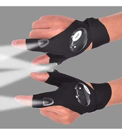 3B Trend Led Işıklı Çalışma Eldiveni Sağ Sol Çift