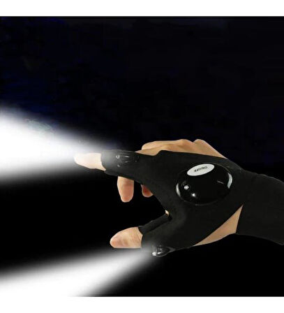 3B Trend Led Işıklı Çalışma Eldiveni Sağ Sol Çift