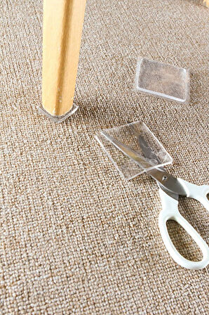 3B Trend Silikon Zemin Koruyucu Kaydırmaz Dayanıklı Ped Mobilya Çamaşır Makinesi Kaydırmaz 4 Adet