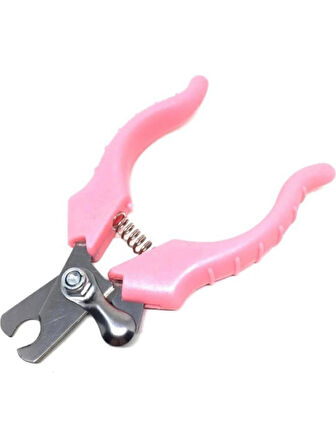 3B Trend Kedi Köpek Yaylı Tırnak Makası Evcil Hayvan Tırnak Kesme Giyotin Pembe