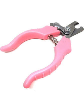 3B Trend Kedi Köpek Yaylı Tırnak Makası Evcil Hayvan Tırnak Kesme Giyotin Pembe