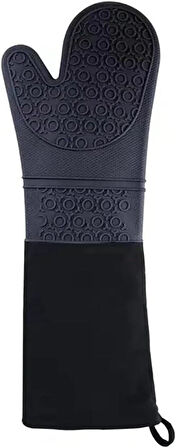 3B Trend 2 Adet Silikon Yanmaz Yapışmaz Yalıtımlı Mutfak Fırın Eldiveni