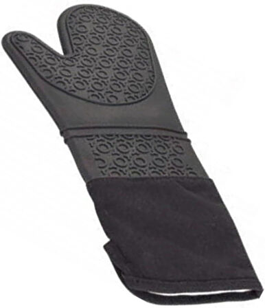 3B Trend 2 Adet Silikon Yanmaz Yapışmaz Yalıtımlı Mutfak Fırın Eldiveni