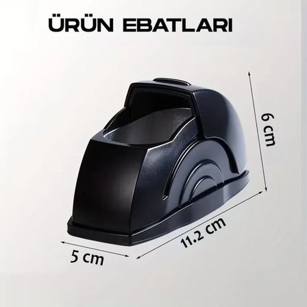 3B Trend Oto Küllük Metal Hazneli Kayar Kapaklı Siyah