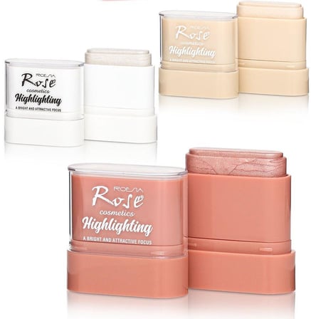 3B Trend Rose Şampanya/Şeftali Stick Highlighter - Parlak Ve Doğal Işıltılı Aydınlatıcı