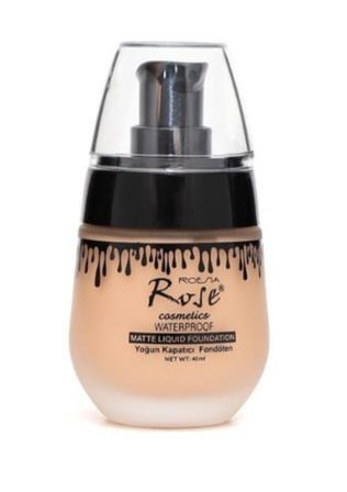 3B Trend Rose Waterproof Mat Likit Fondöten No:2 Yoğun Kapatıcı, Suya Dayanıklı, Uzun Süre Kalıcı