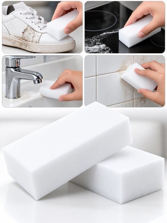 3B Trend Sihirli Temizlik Süngeri Çok Amaçlı Leke Çıkarıcı Melamin Sünger – Mutfak Banyo Temizliği