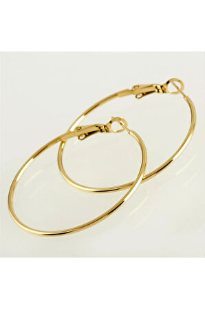 Boru Halka Çelik Küpe 3 cm