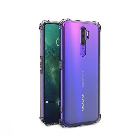 Smcase Oppo A5 2020 Kılıf Darbe Korumalı Silikon