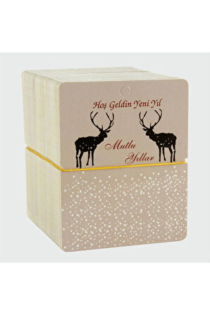 Mutlu Yıllar Bileklik Kartı 200 Adet