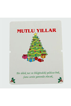 Mutlu Yıllar Bileklik Kartı 200 Adet