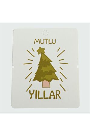 Mutlu Yıllar Bileklik Kartı 200 Adet