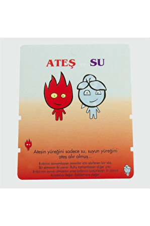 2'li Ateş ve Su Bileklik Kartı