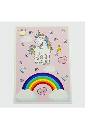 3'lü Unicorn Bileklik Kartı