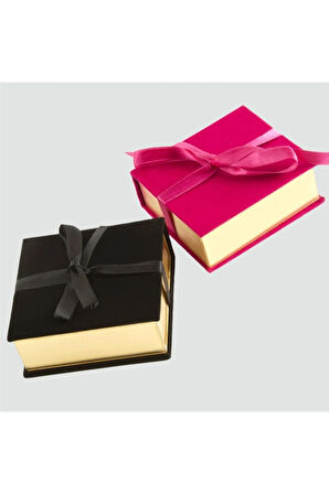 Kurdale Kadife Ahşap Lüx Kelepçe Bileklik Kutusu