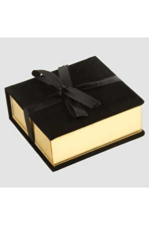 Kurdale Kadife Ahşap Lüx Kelepçe Bileklik Kutusu