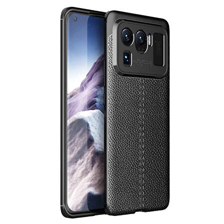 Gpack Xiaomi Mi 11 Ultra Kılıf Niss Silikon Deri Görünümlü