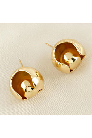 Lüx Çelik Zilli Küpe