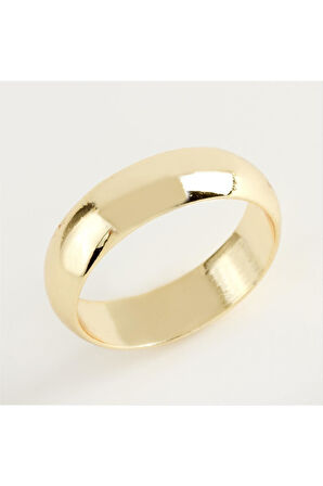 Pirinç Alyans Yüzük 6 mm