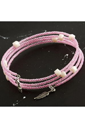 Helezon Kristal Boncuk Trend Bileklik