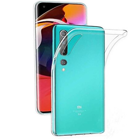 Smcase Xiaomi Mi 10 Pro Kılıf Lüks Silikon  Tam Kapatan Ekran Koruyucu