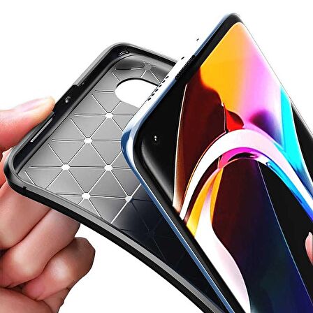 Smcase Xiaomi Mi 10 Pro Kılıf Ultra Soft Negro Karbon Silikon