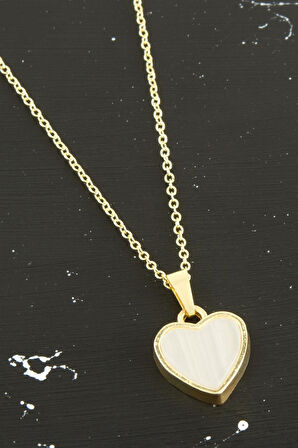 Kalp Polyester Kolye