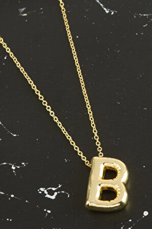 B Harfli Balon Kolye