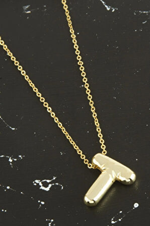 T Harfli Balon Kolye