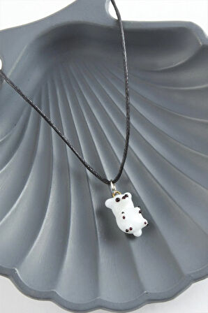 Kutup Ayısı Cam Kolye