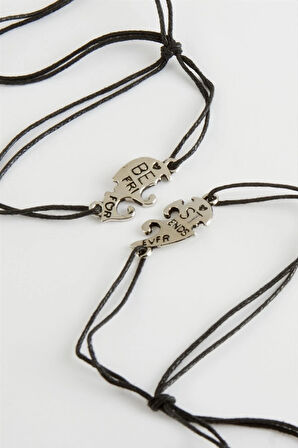 Best Friends Arkadaş Deri Bileklik