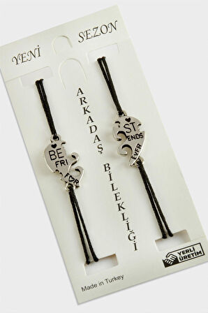 Best Friends Arkadaş Deri Bileklik