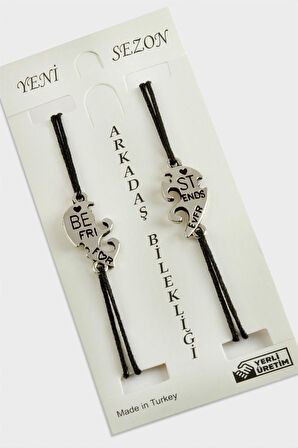 Best Friends Arkadaş Deri Bileklik